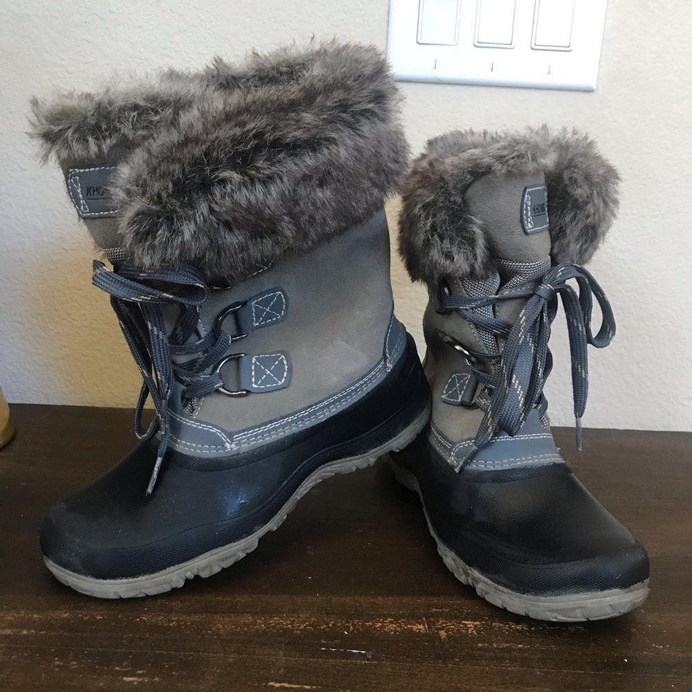 Khombu Fur Lined Boots 🥾 Size 6 - Picture 2 of 6